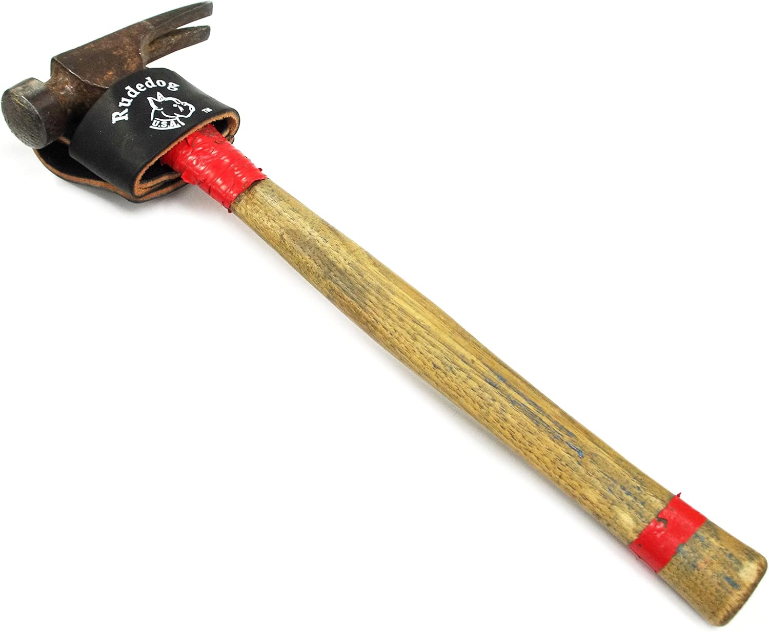 High Mount Leather Hammer Holder – Minimal Slap Hammer Holder – Heavy Duty - Rudedog USA #3013