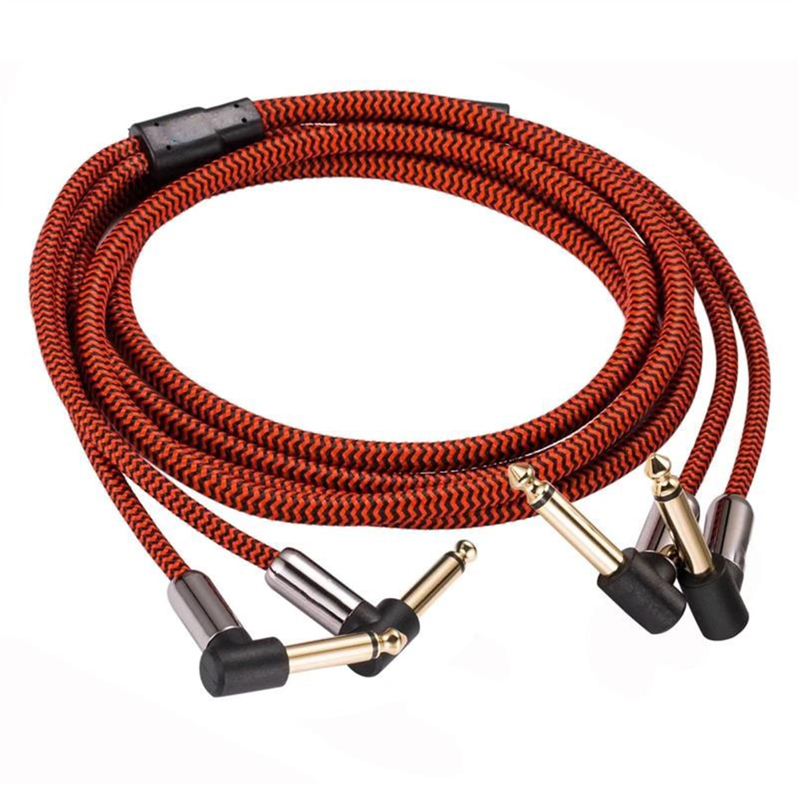 Cavo Strumento per Chitarra Cavo Jack TS Da 1/4 Di Pollice Doppio 6,35 A Doppio 6,35 Per Mixer Organo Elettronico Cavo Per Chitarra 1 M/2 M/300 Cm/5 M/8 M(8meter)