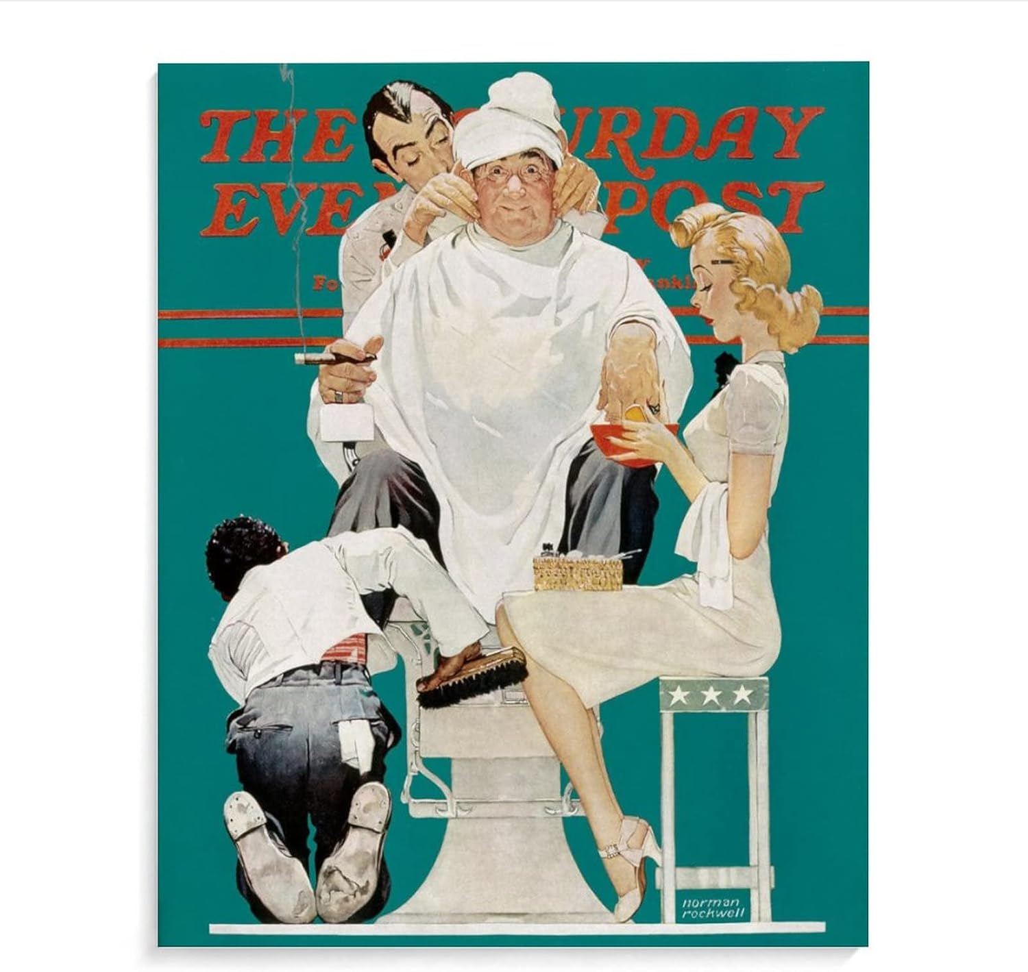 31+ Norman Rockwell Painting on Canvas Full Treatment, 1940