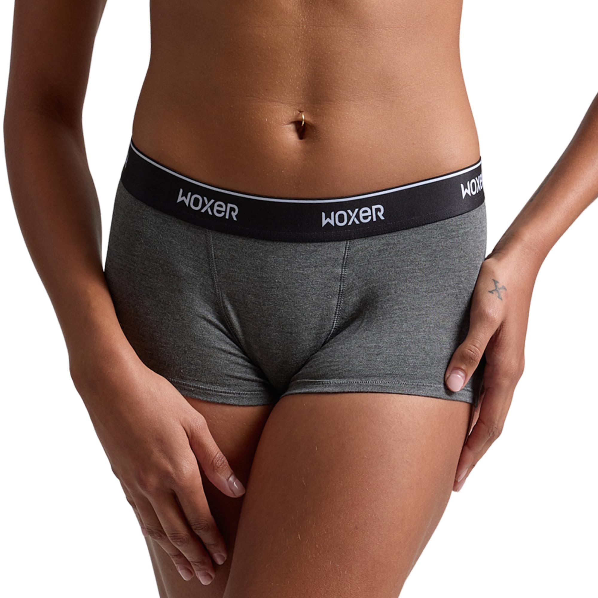 Woxer Womens Boxer Briefs Underwear – Ultra Short Boyshorts Panties, Modal Fabric, Chafe-Free, Boxers for Sleep &amp; Gym