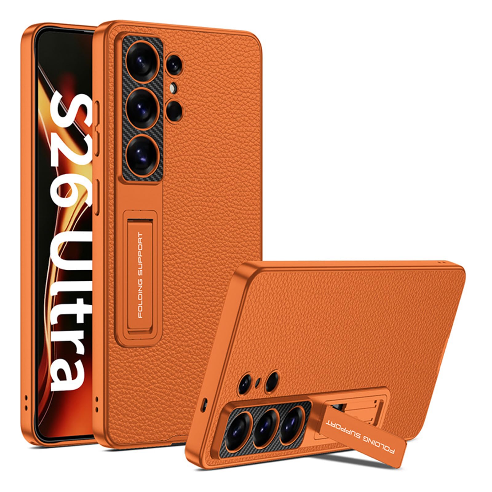 Coque Samsung S26 Ultra béquille pliable idéale pour les appels vidéo en déplacement