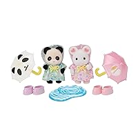 Sylvanian Families - 5748 Amici dell'Asilo - Sotto la Pioggia
