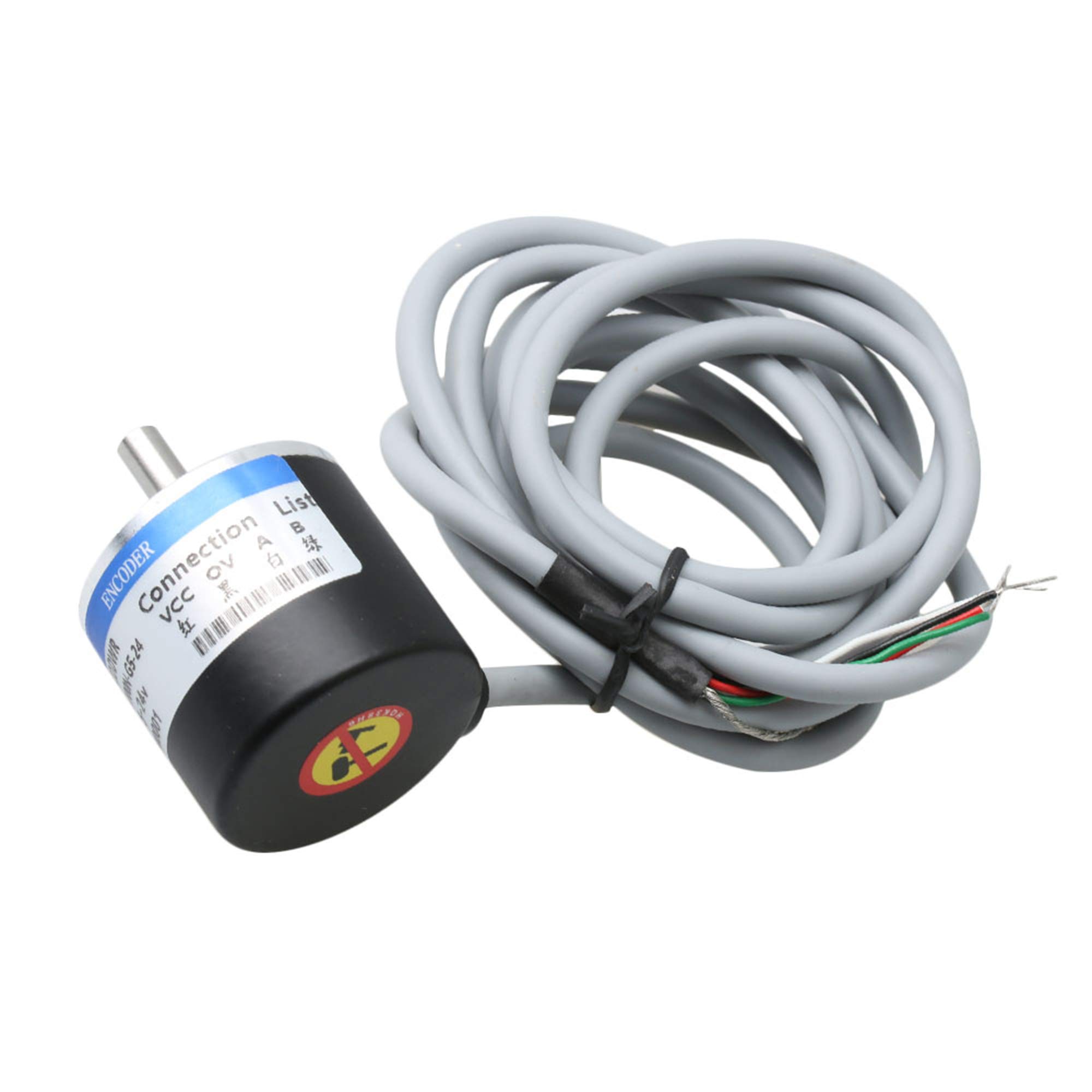 6mm Welle 100P / R Inkrementaler Drehgeber für NPN Open Collector Ausgangstyp