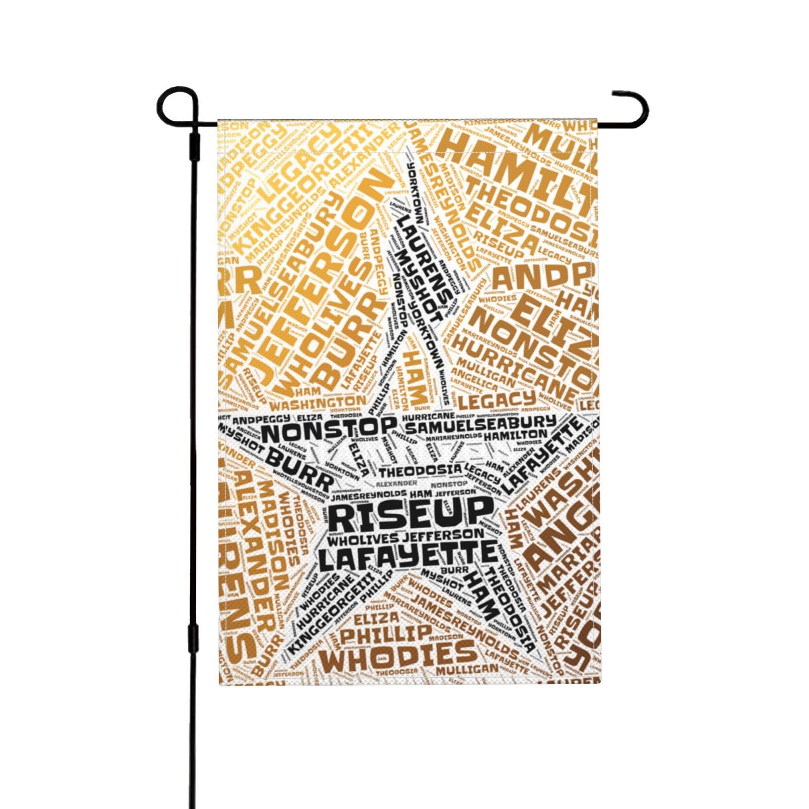 Double Sided Hamilton Garden Flag Wall Hanging House Yard Decor 12x18 Inch