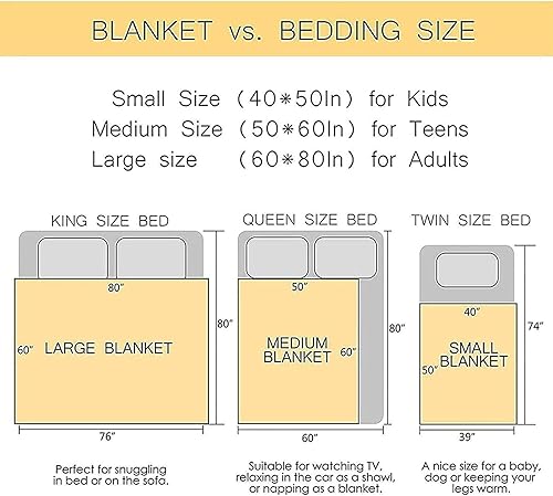 Miniatura 7 de Gadimen Manta de franela súper suave y ligera para cama, sofá, para todas las estaciones, cálida y acogedora manta de microfibra de felpa para