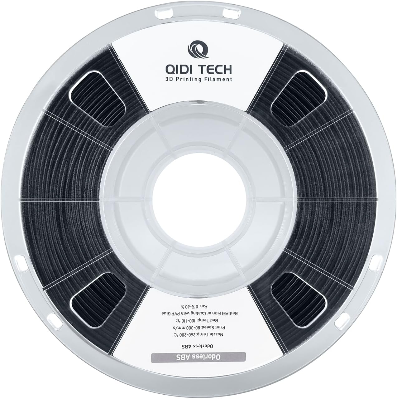 QIDI Q1 Pro 3D Printer Bundle Comes with 2kg of QIDI Odorless ABS Filament, Including Black and White