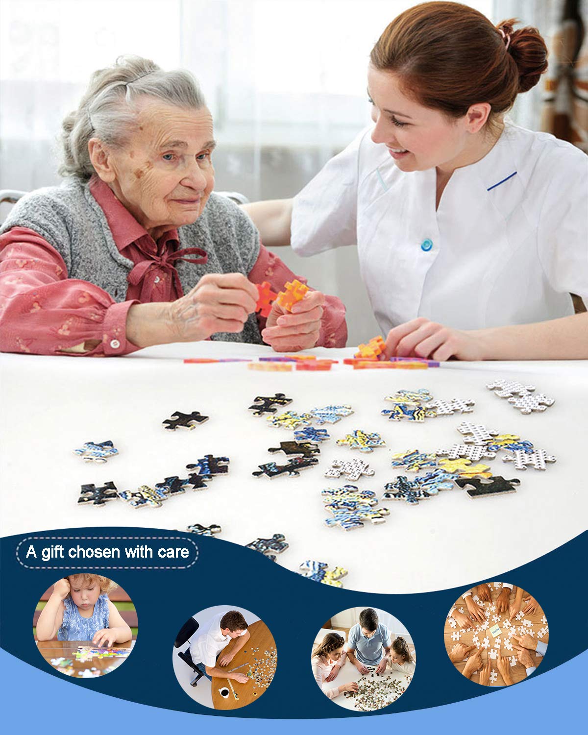 Mini Jigsaw Puzzles for Adults 150 Pieces(4 Packs) Small Jigsaw Puzzle Challenging Micro Puzzle Difficult Tiny Puzzle Home Decor Entertainment 6x4in (4 Pack-4) - Image 8