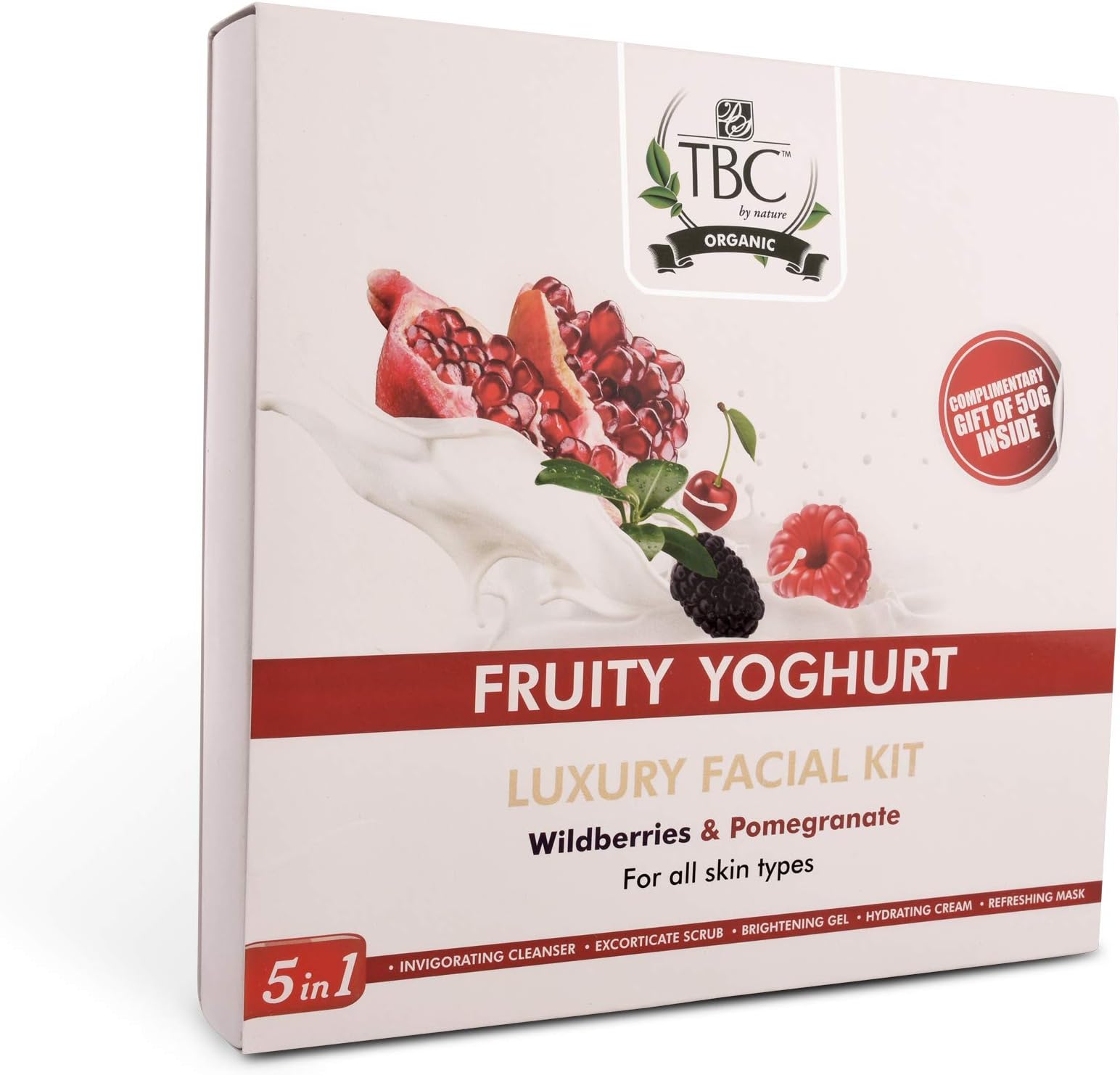 TBC by nature Yoghurt Luxury Facial Kit, 150 g