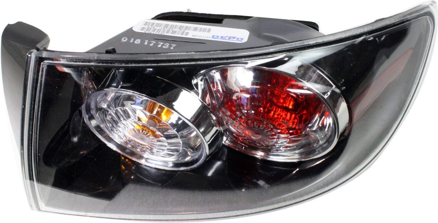 Garage-Pro Tail Light Set of 2 For Mazda 3 2007-2009, Tail Lights Assembly, With bulb(s), Outer, Halogen, Sedan, Driver, Passenger Side