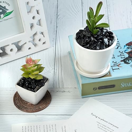 Miniatura 5 de Chips de cristal de turmalina negra a granel, regalo de San Valentín, cristal curativo natural de forma irregular, piedra triturada Reik, chips de