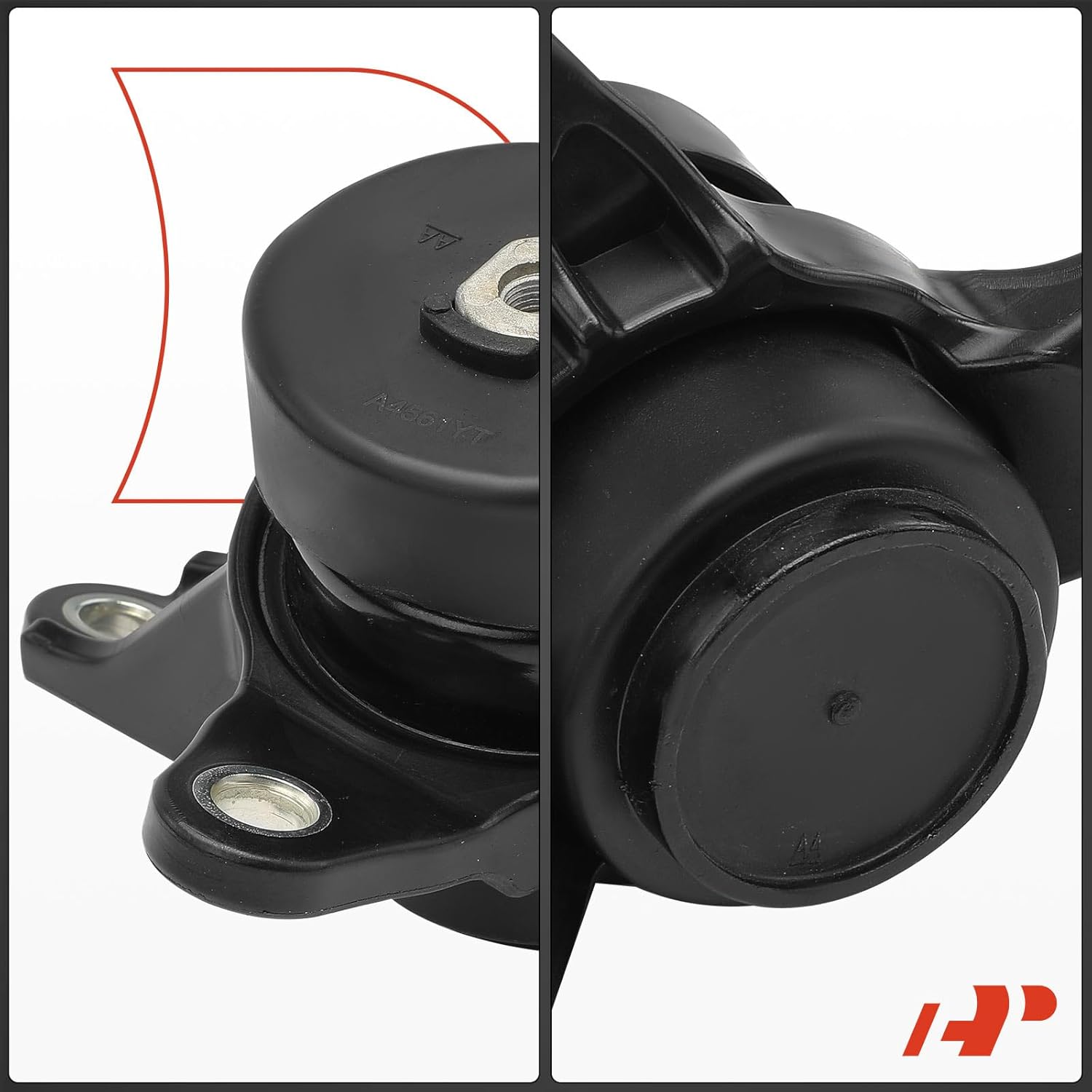 A-Premium Set of 2 Transmission Mount Kit Compatible with Honda Accord 2013 2014 2015 2016 2017 3.5L, Automatic Transmission, Upper and Lower Side