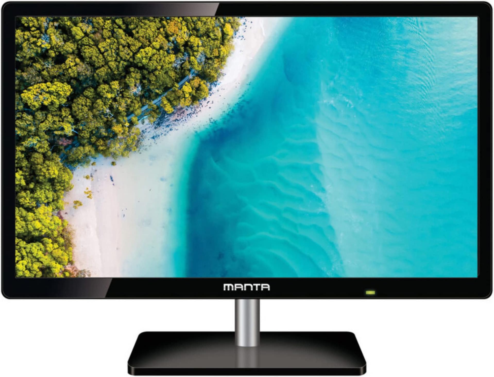 Manta 19LFN88L 19" 50Hz Full HD LED TV Freeview tuner with HDMI USB 12V DC adaptor: Black