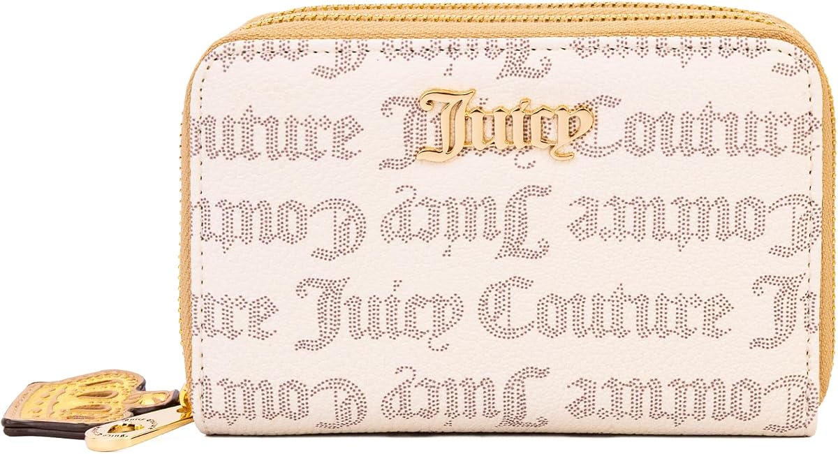 Juicy Couture Fresh Take Cartera para mujer con cierre de cremallera, accesorio elegante y funcional para tarjetas