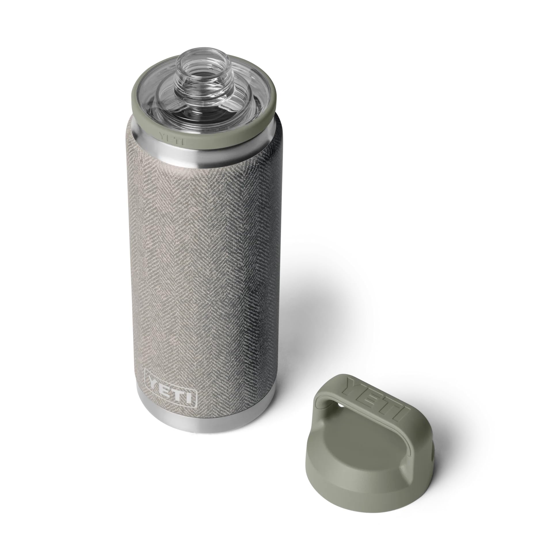 YETI Rambler Bottle Chug, Vaccum Insulated Stainless Steel Bottle with Leakproof Chug Cap, Riverhead Green, 26 oz (769 ml) — image 1