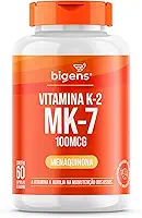 Vitamina K2 Mk-7, (Mk7) 100 Mcg, 60 cápsulas, Biogens
