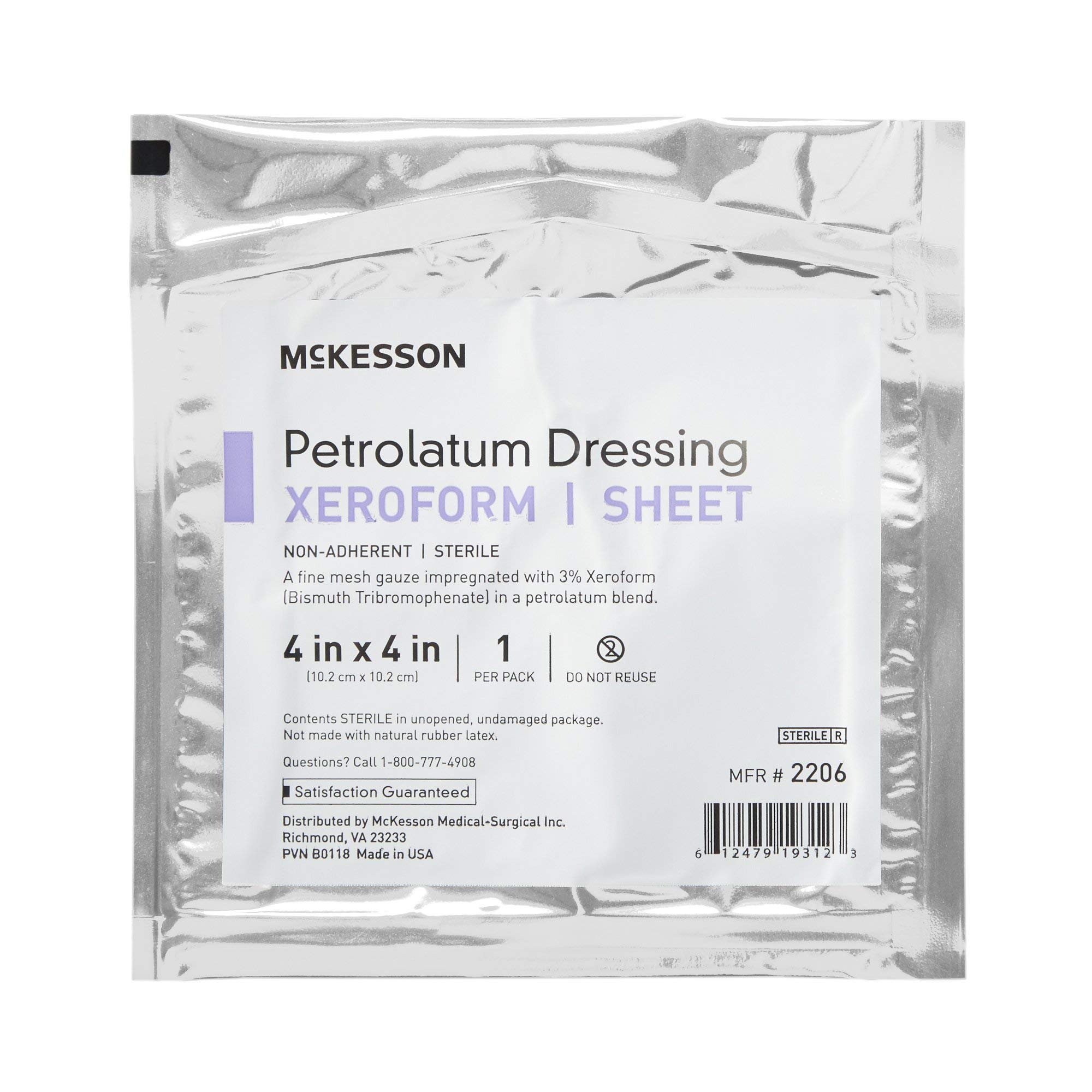 McKesson Xeroform Petrolatum Dressing Impregnated Gauze Dressings for