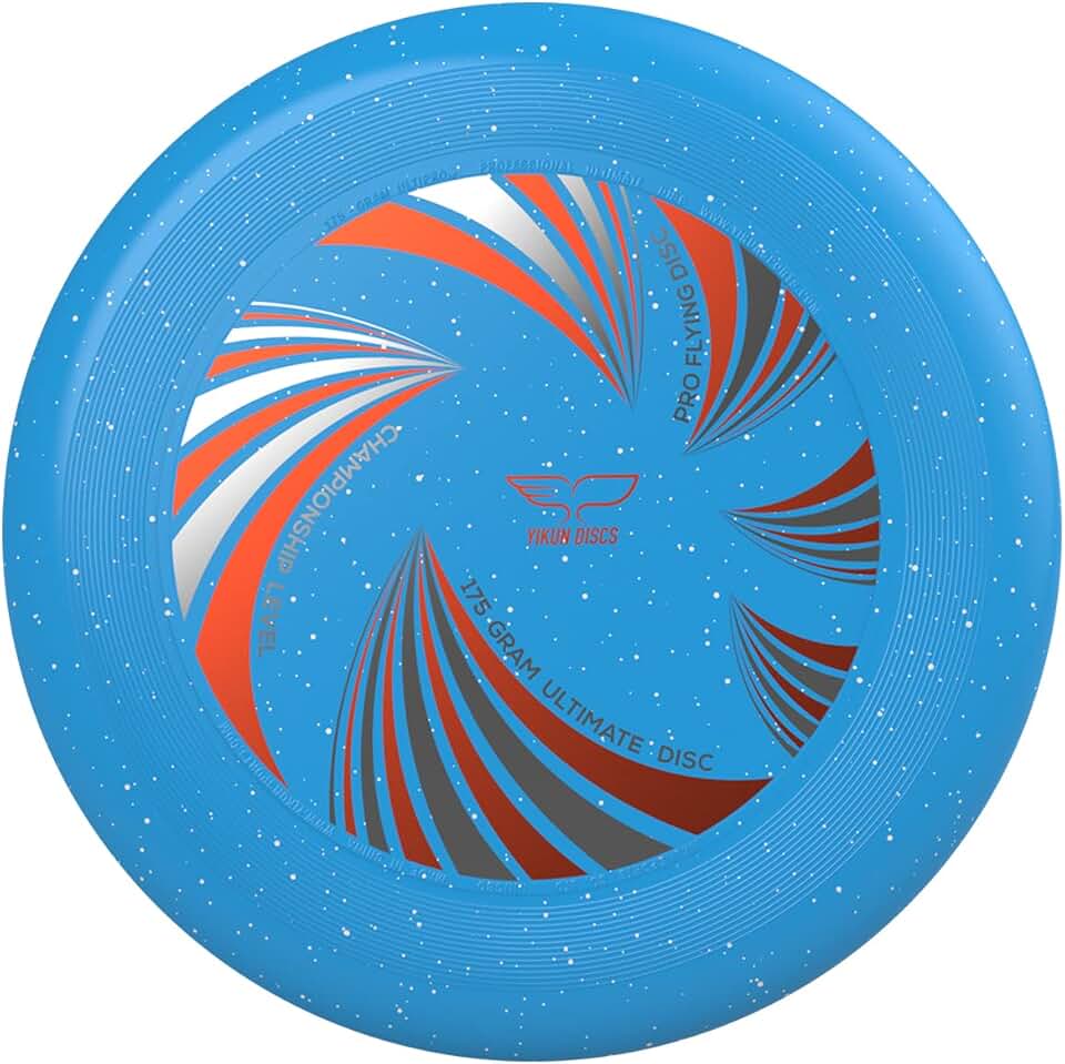 Yikun Ultimate Disc, 175 Gram Flying Disc with Eco-Friendly Material, Sport Disc WFDF and USAU Approval, Blue