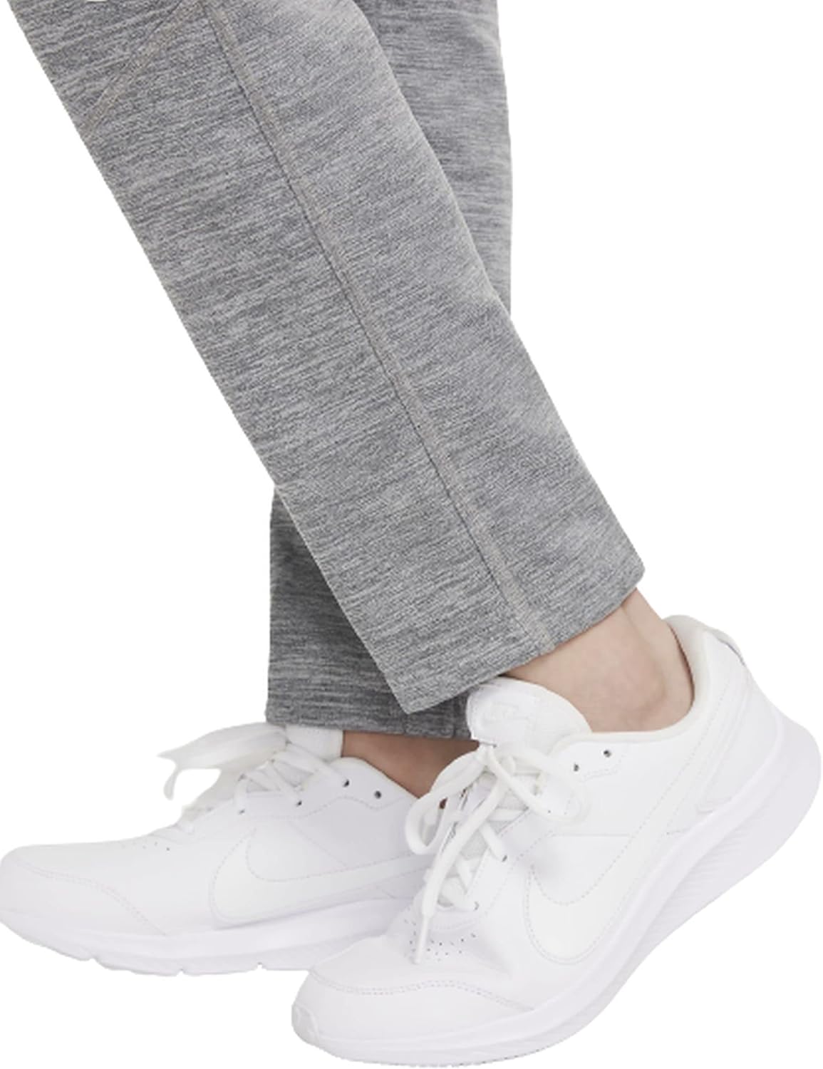 Nike Therma-FIT Big Kids' (Boys') Graphic Tapered Training Pants (Medium, Smoke Grey/Heather)