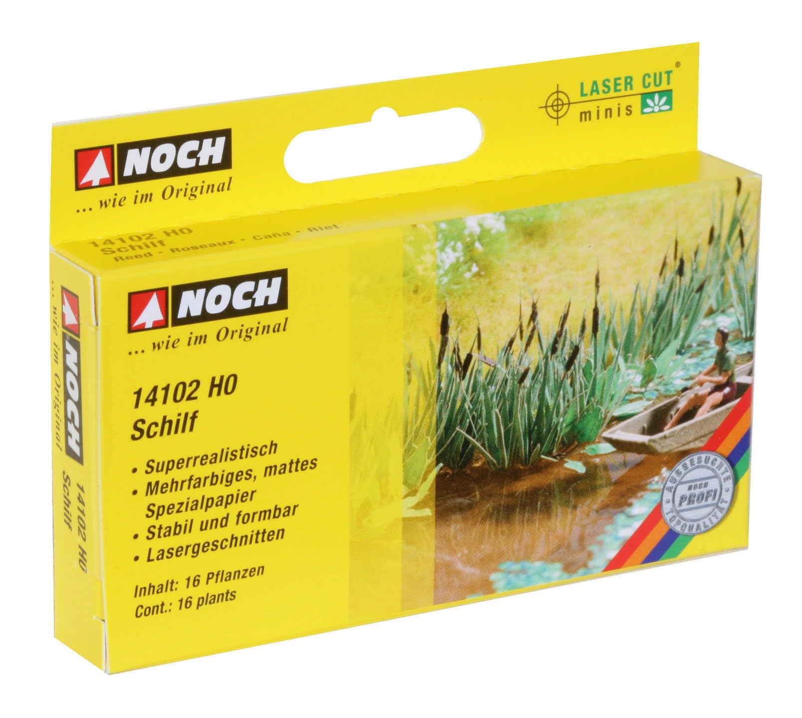 Noch Reed Landscape Modelling Model for Model Railroad Accessory, H0 Gauge