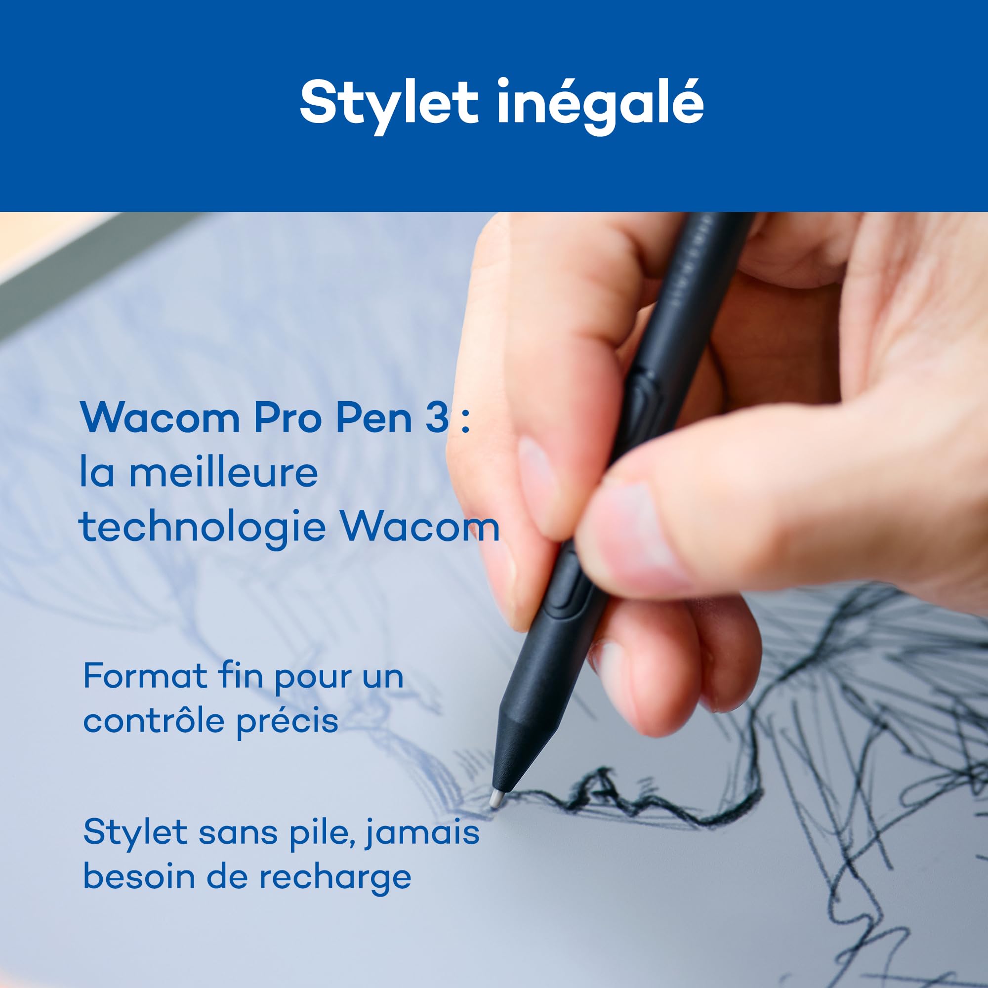 Wacom MovinkPad Pro 14 Tablette Graphique – Sensation Stylet sur Papier avec écran OLED pour Noirs Profonds, Contraste Exceptionnel, réponse Rapide, Verre texturé Premium, Pro Pen 3 Ultra-précis