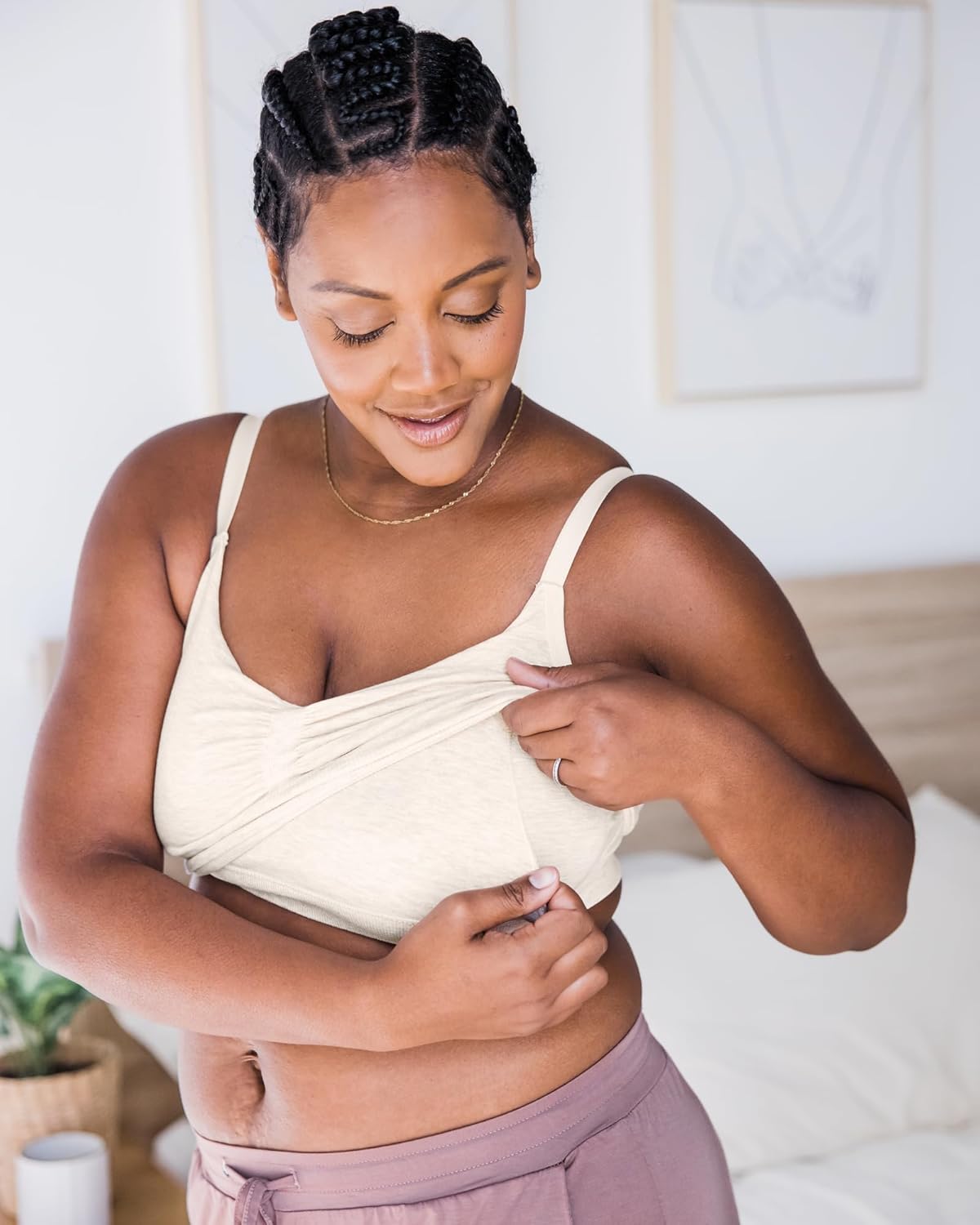 Kindred Bravely Sublime Sleep Pumping Bra Hands Free, Adjustable Pumping & Nursing Bra with EasyClip for All Breast Pumps - Image 2