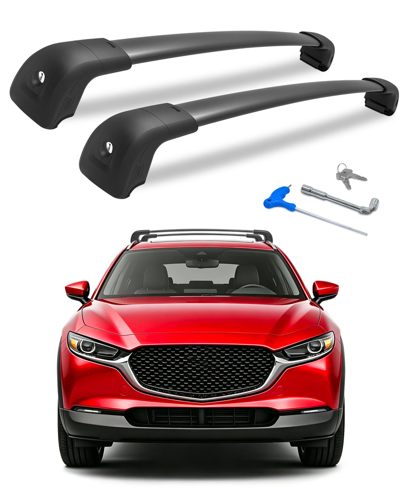 Photo 1 of Roof Rack Cross Bars Compatible with Mazda CX30 CX-30 2020-2026