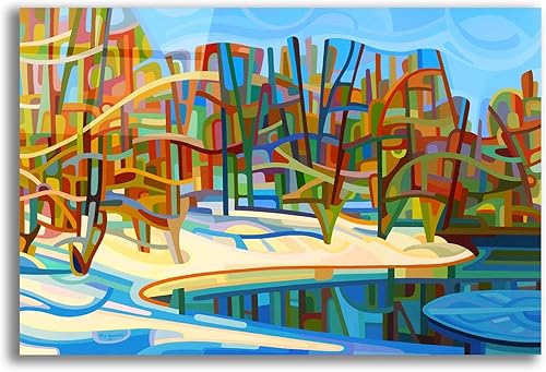 Epic Art Mandy Budan, arte de pared de cristal acrílico, 16 x 12 pulgadas