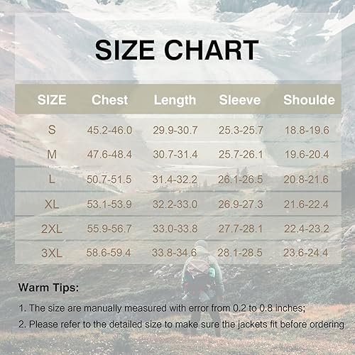 Miniatura 7 de LEPOAR Chaqueta de invierno para hombre, chaqueta militar con forro polar, chaquetas de carga cálidas, capucha extraíble, abrigo de trabajo de