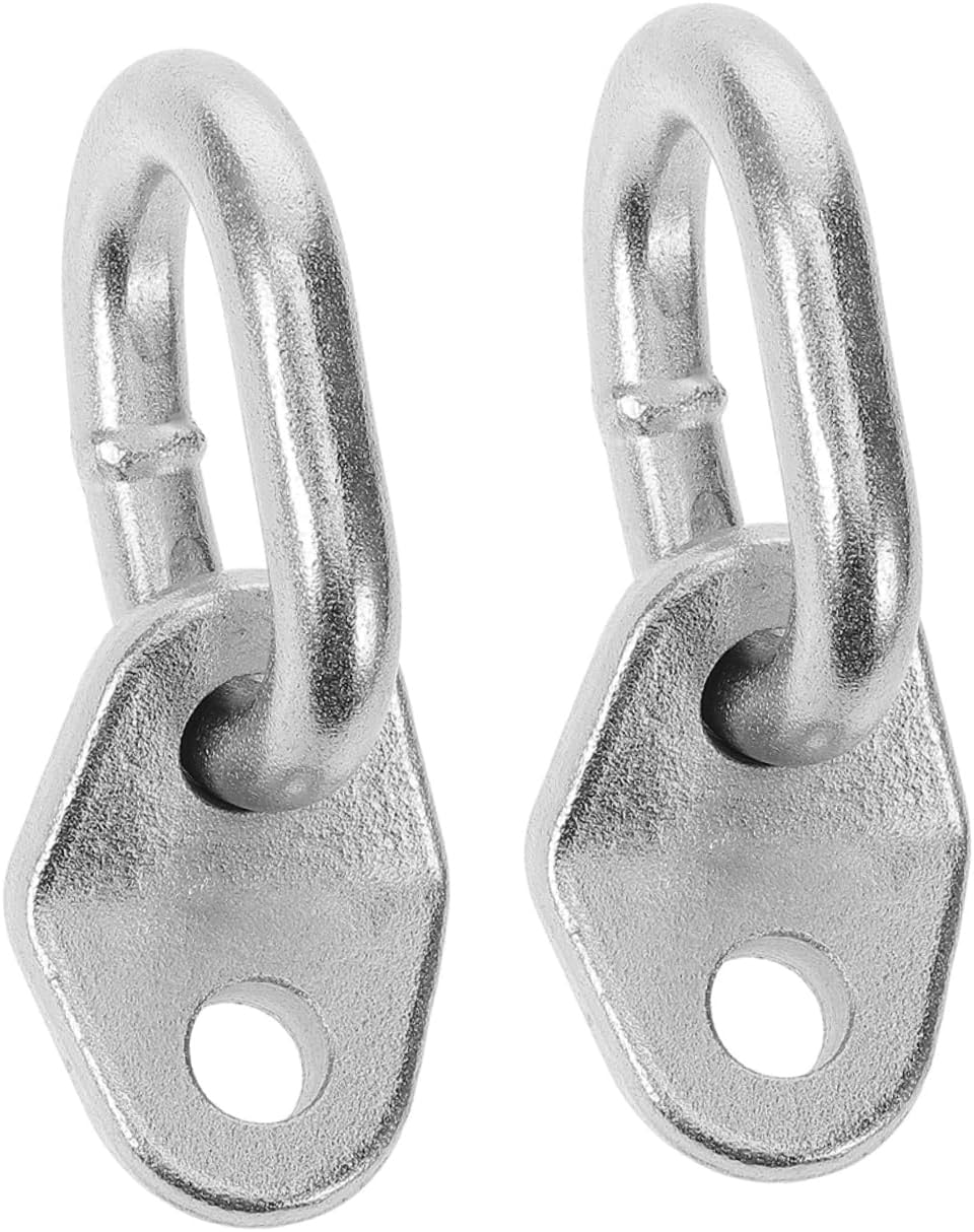 2pcs Engine Lifting Hook Engine Lifting Bracket for Leveler Heavy Duty Metal Ring Hoist