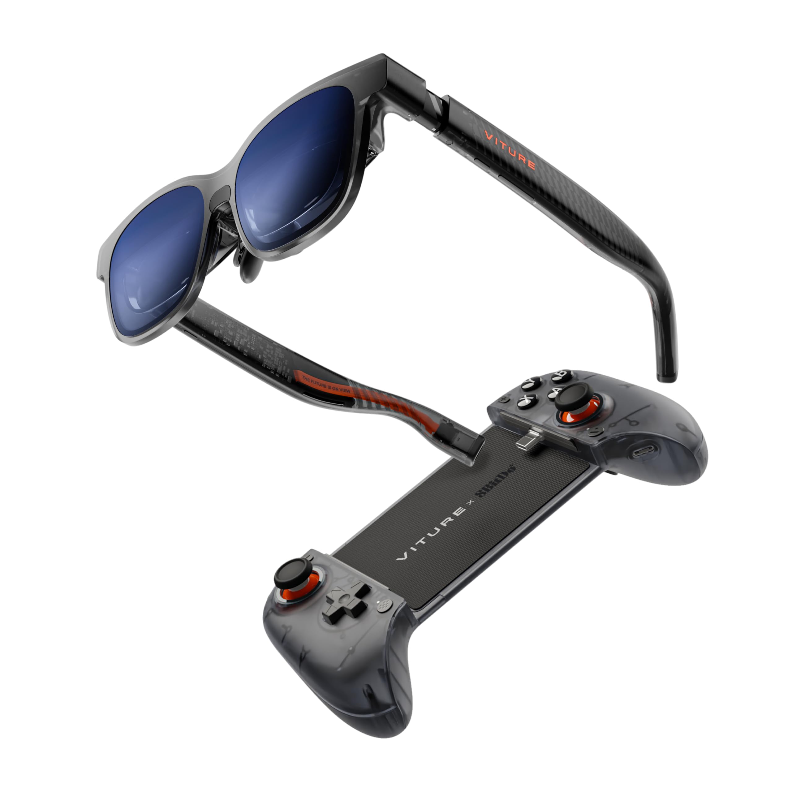 VITURE The Winning Combo — Luma XR-Brille X 8Bitdo Ultimate Mobile Gaming Controller Bundle, Weltweit Erste, Unterstützt XR-Brillen & Pro Android Gaming, Überall Gewinnen