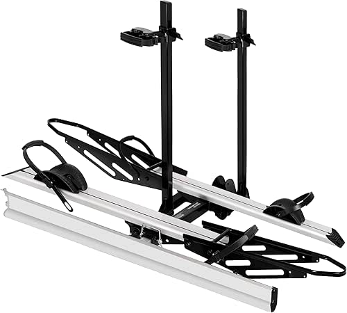Young Hitch Mount Bike Rack with Ramp, 200 lbs. Capacity