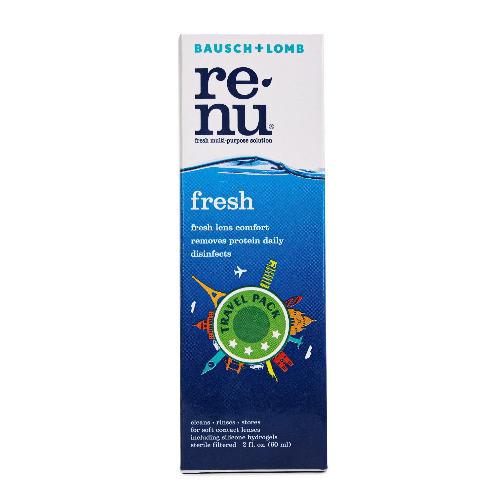 Bausch + Lomb Renu Fresh Multi-Purpose Contact Lens Solution 60ml (Pack of 1) — Amazon image 7