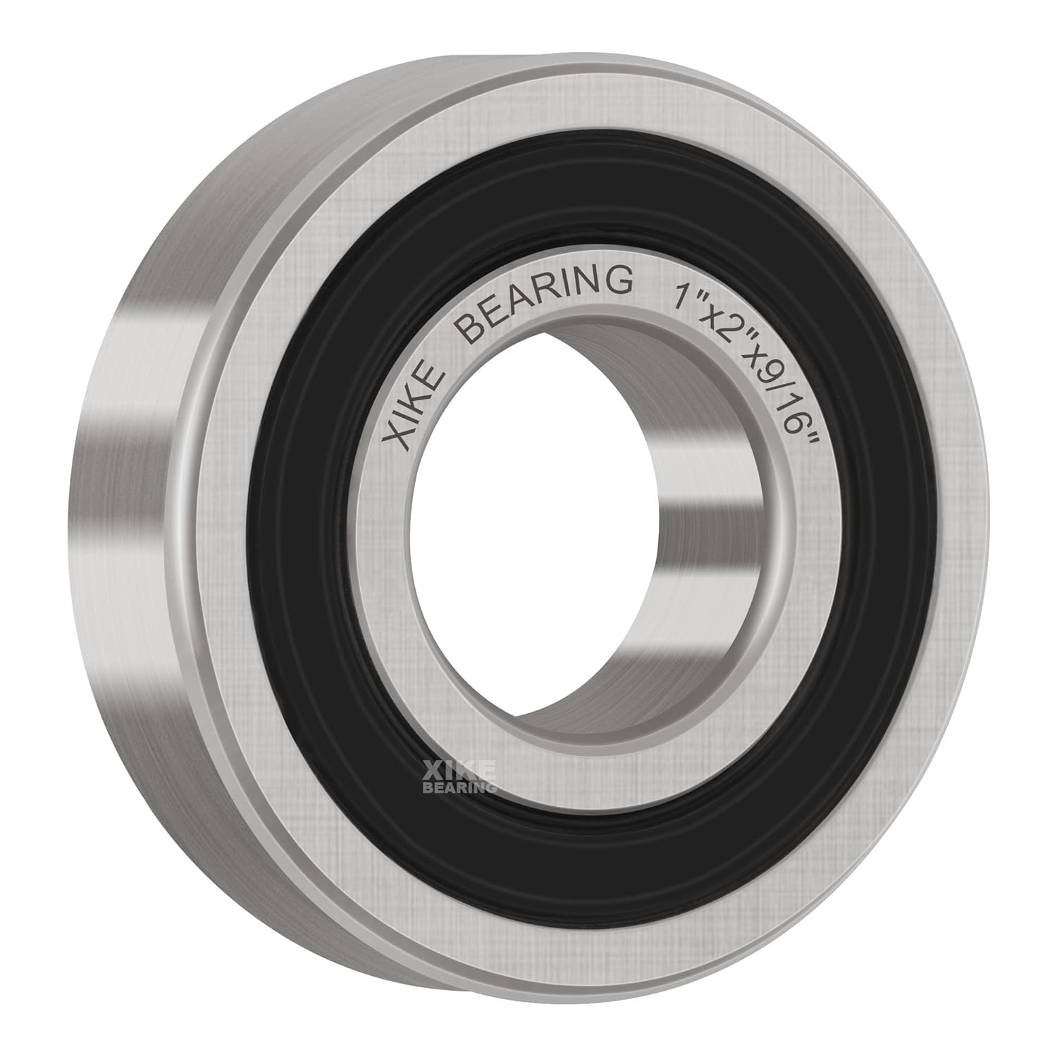 XIKE 4 Pcs Bearings 1"x2"x9/16, Double Rubber Seals and Pre-Lubricated, Deep Groove Ball Bearing Compatible with 1641-2RS.