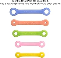 Vista 2 de EazyHold Silicona Adaptive Aid - Brazalete universal para movilidad limitada de las manos, parálisis cerebral, accidente cerebrovascular, terapia