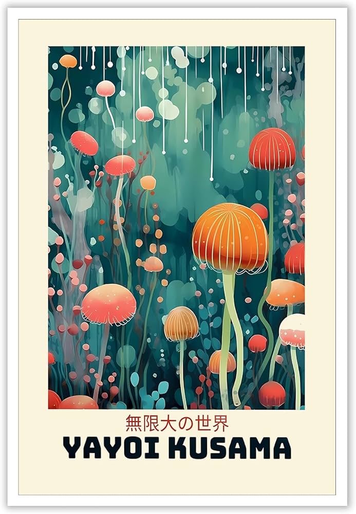 Amazon.com: JCCSFF Retro Yayoi Kusama The Infinity Big World