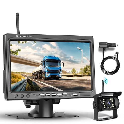 Kit caméra arrière sans Fil 1080P HD avec écran 7