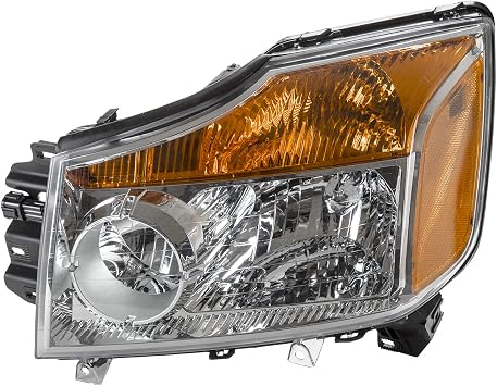 TYC Left Headlight Assembly Compatible with 2008-2014 Nissan Titan