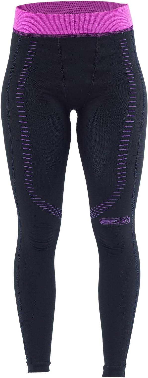 ec3D Womens Compressgo Compression Tights (Black/Magenta) Size: 3/Large