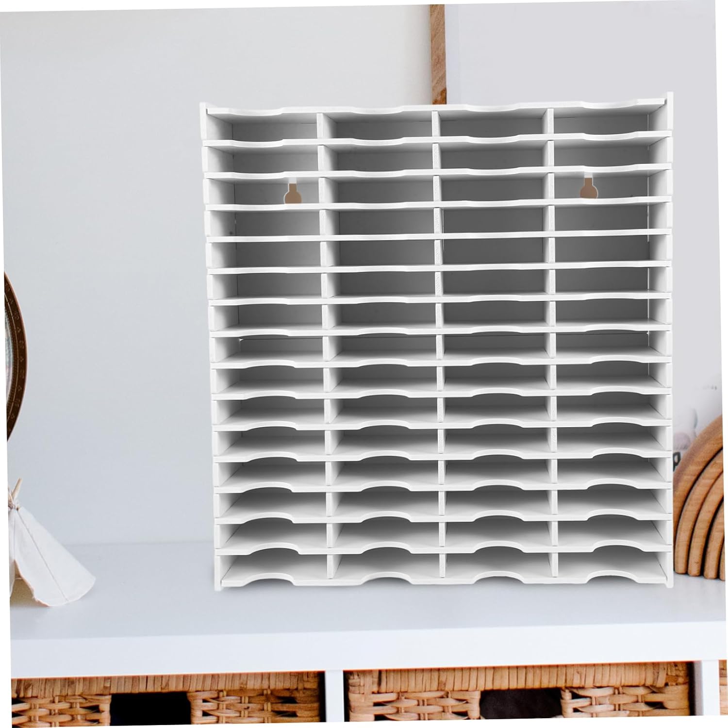 Wooden Desktop Storage Box Cassette Holder Cd Organizer Cd Storage Marker Organizer Ink Pad Holder