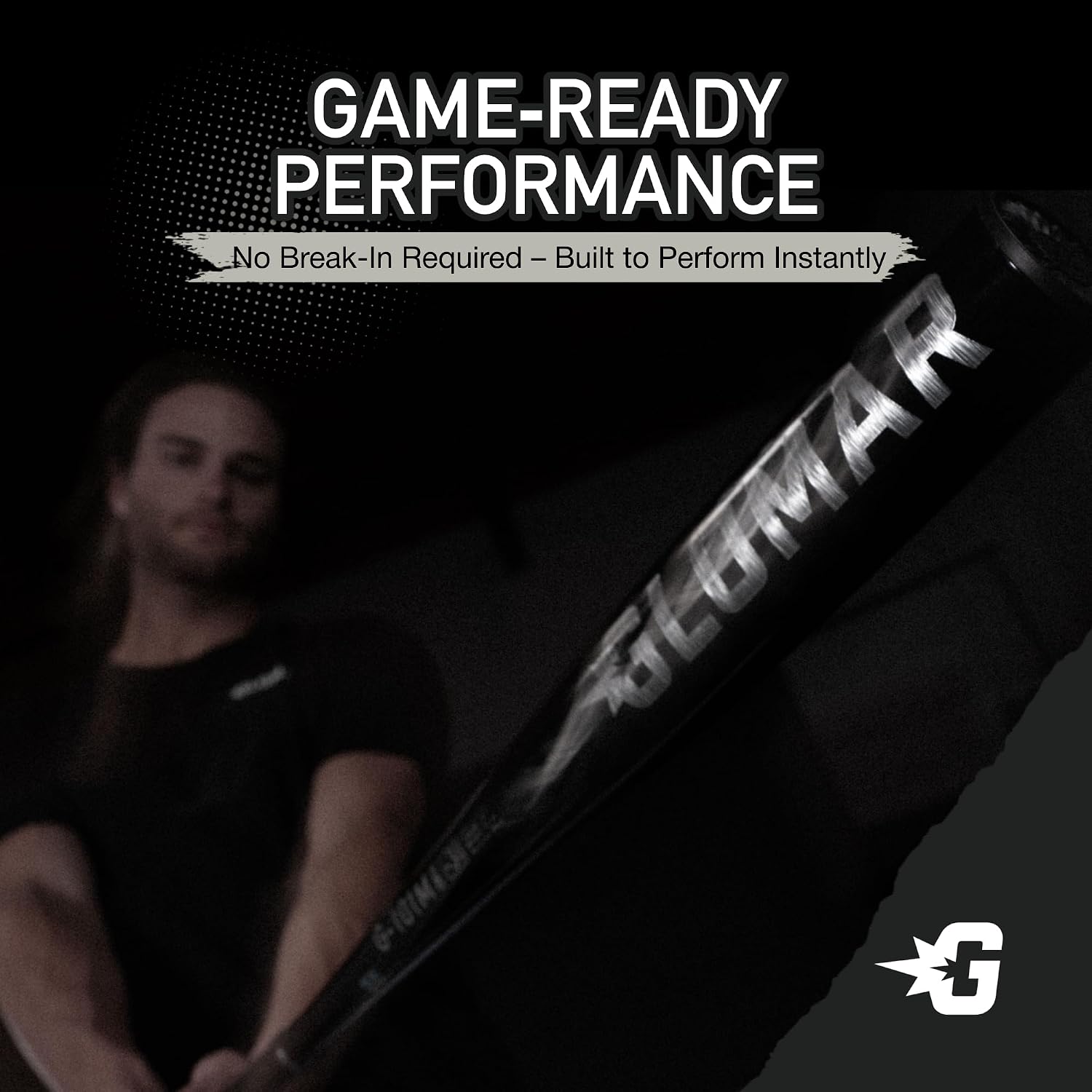 Glomar G-101M BBCOR Baseball Bat | 1-Piece Alloy Power Barrel | Balanced Swing with Extended Sweet Spot for High School & College Players