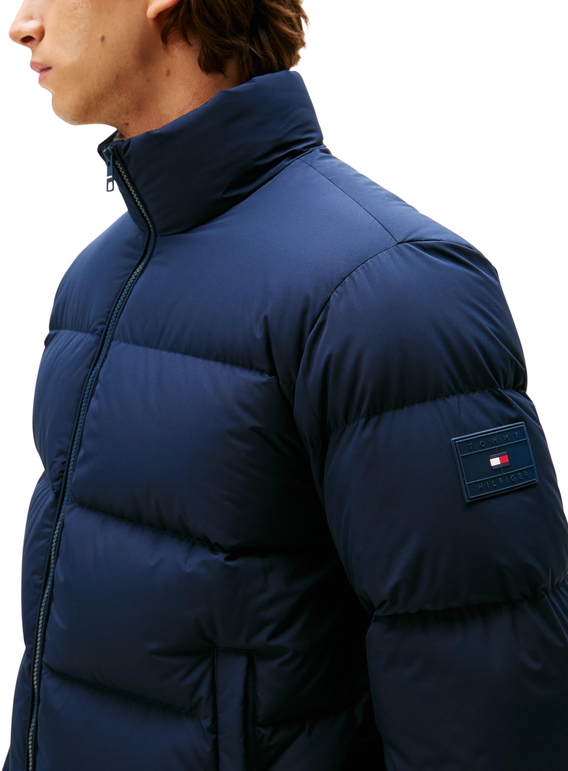 Tommy Hilfiger Down Stand Puffer Jkt Mw0mw40615 Altre Giacche Unisex - Adulto (Pacco da 1)