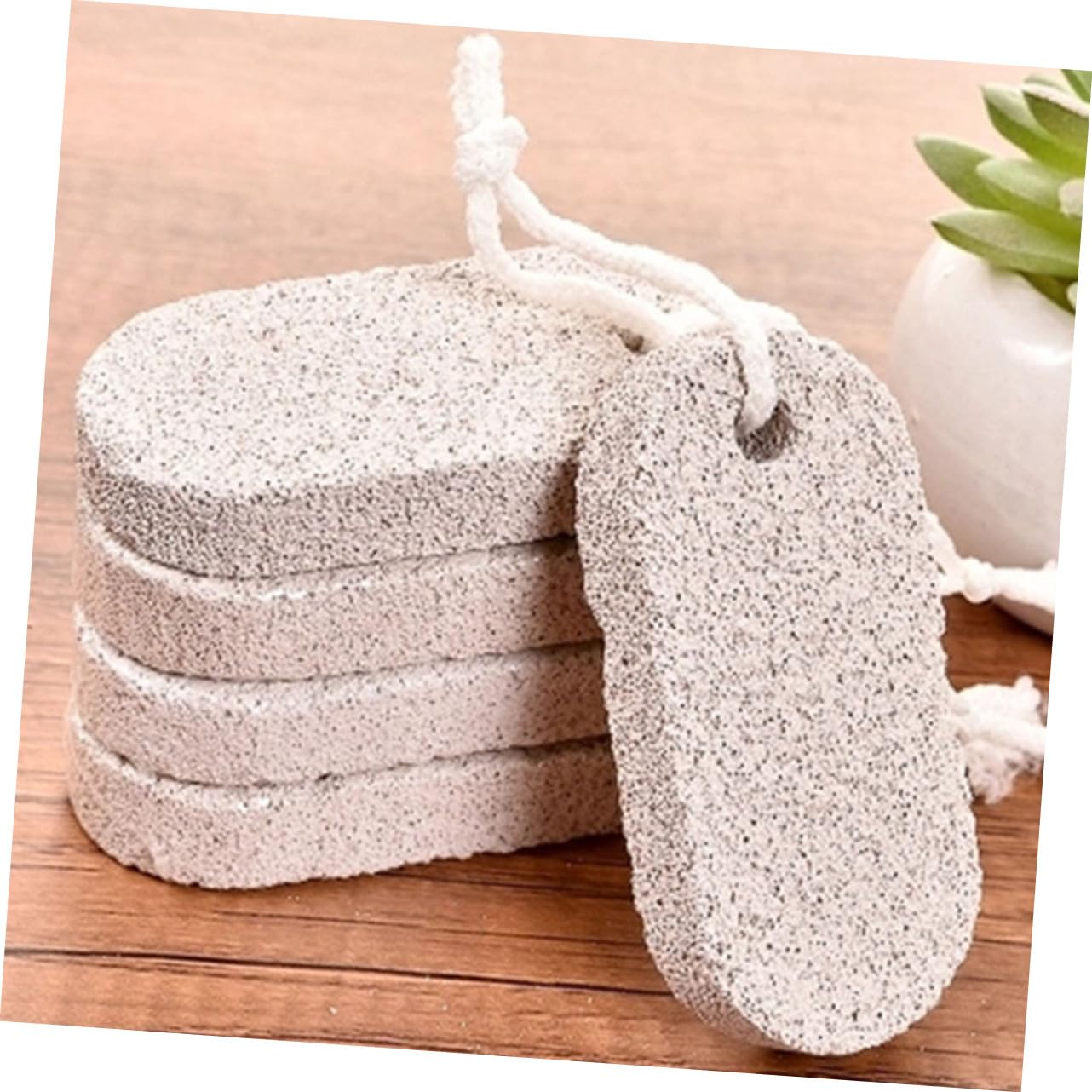 Pierre Volcanique Exfoliante pour Pieds Outils de Pédicure Solide pour Enlever Peau Morte 20pcs pour Bain de Pieds et Salon de Beauté