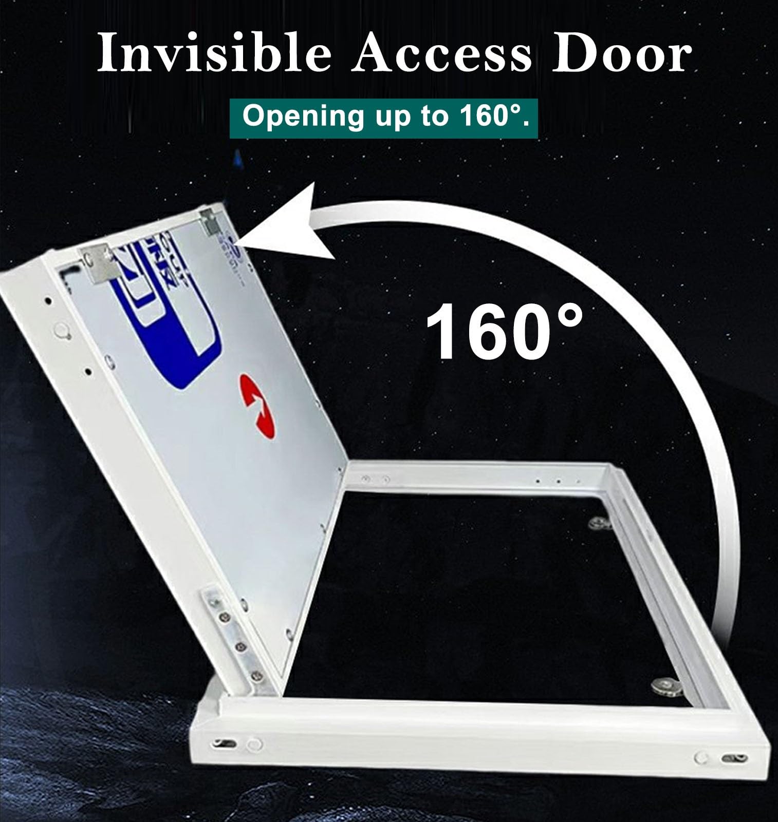 Trampilla Pladur Trampilla de Inspección de Plomería Panel de Acceso de Paneles de Yeso, Puerta de Acceso de Placas de Yeso Marco de Aluminio, Cubierta de Panel de Servicio de Tamaño Personalizado(24x