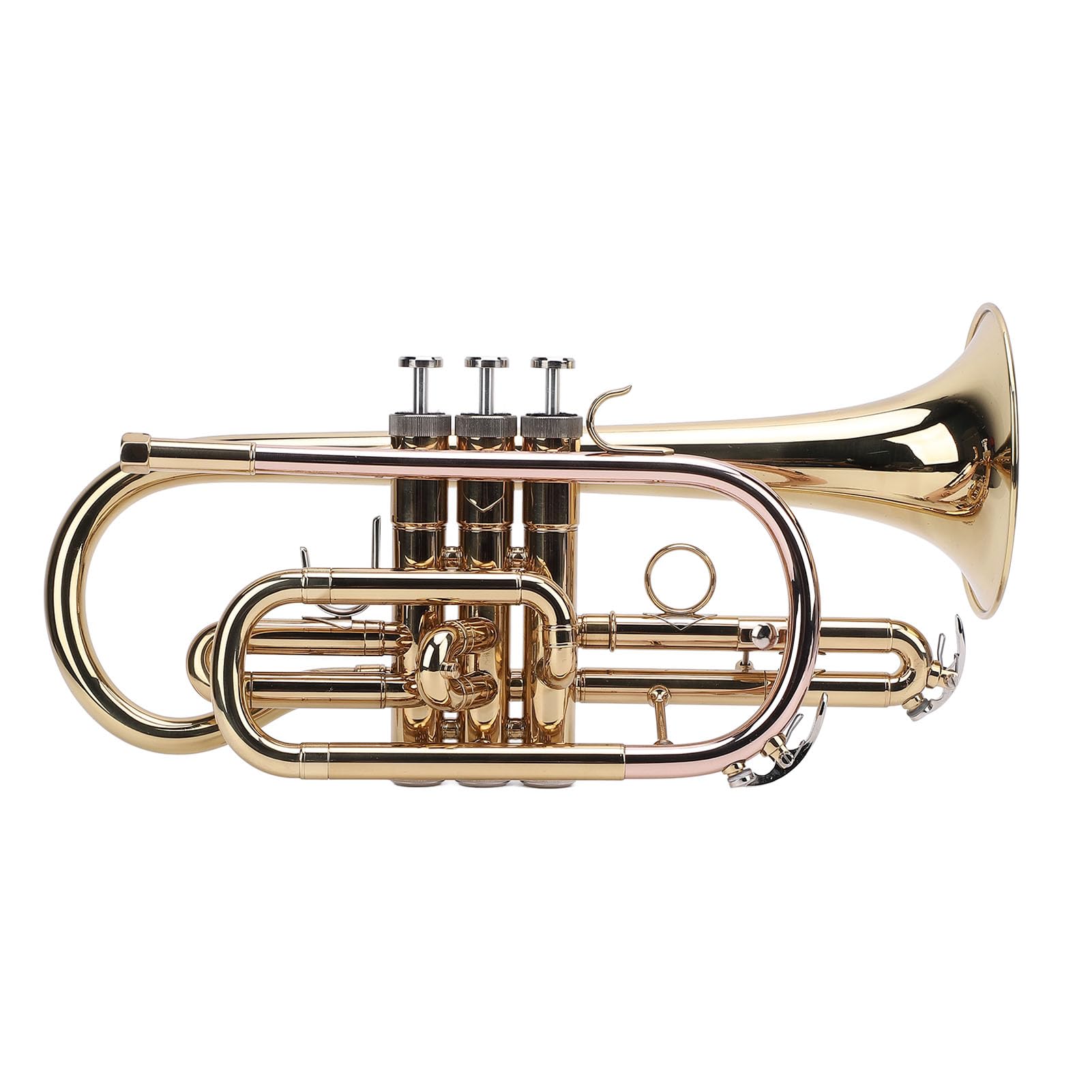 Jeffergarden Set Tromba in Sib Strumento Orchestrale in Ottone Dorato con Rivestimento Antiurto Integrato per Principianti e Professionisti