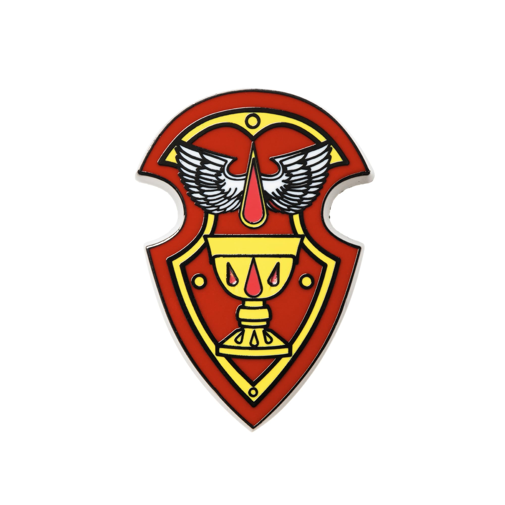 Starforged Compatible with Warhammer 40k Heraldries of the Chapters theme colored shield Pin1 PC (Blood Angels)