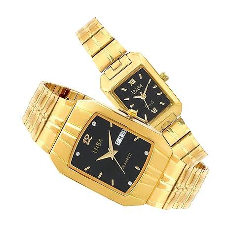 Couple Watches (Black - Gold)