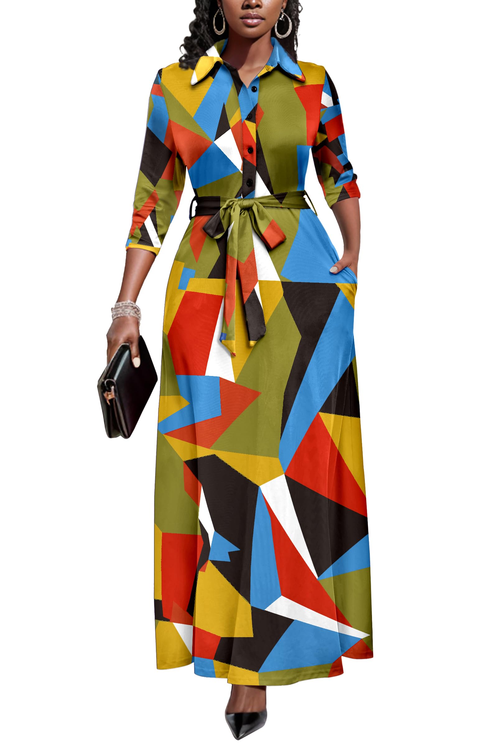 Runwind Women Church Maxi Dresses