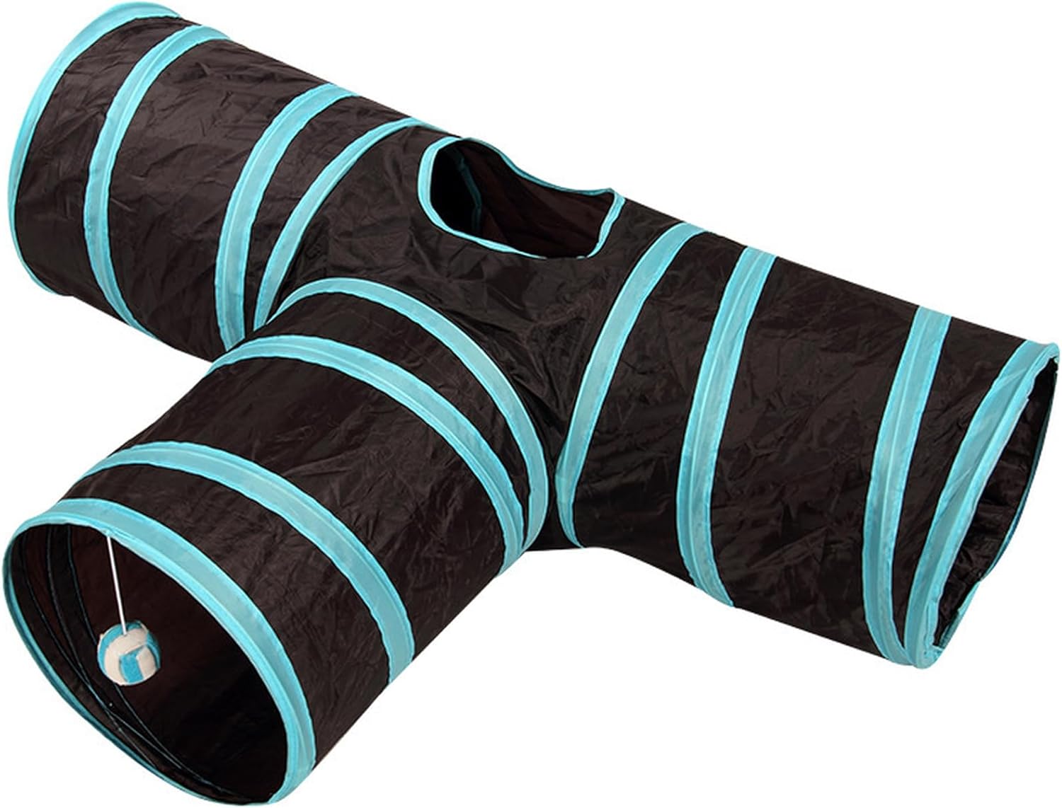 Pet Cat Toys Rainbow Cat Tunnel Pet Runway Rolling Dragon Channel Interactive Pet Supplies