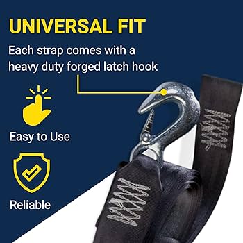 Amazon | Tie-Down ウインチストラップ 2”X20F 6m長 | ボート