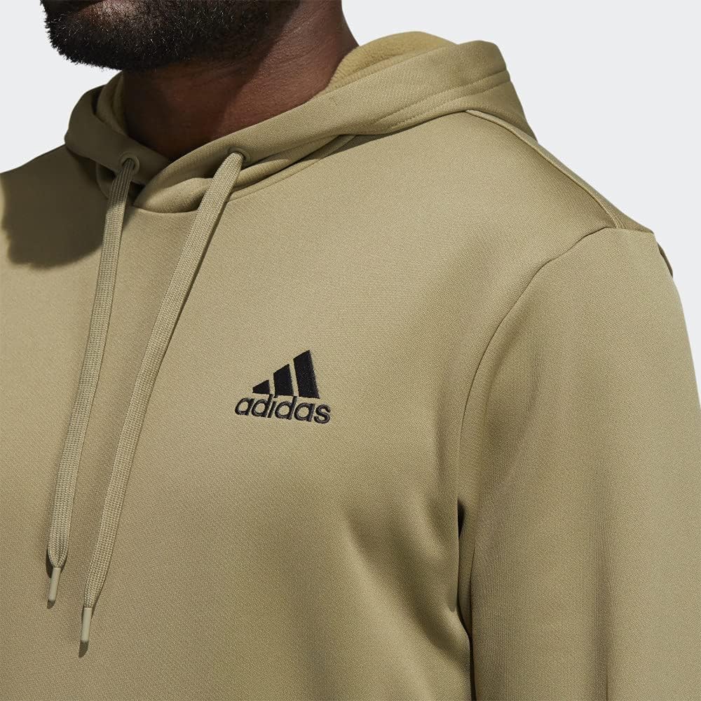 adidas Men's Game and Go Pullover Hoodie, Orbit Green/Orbit Green, Small - Image 8